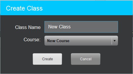 Create class and course