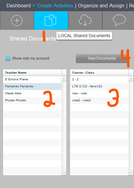 Local Shared Documents