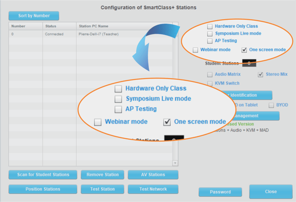 Live configurations