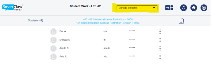 Manage Students