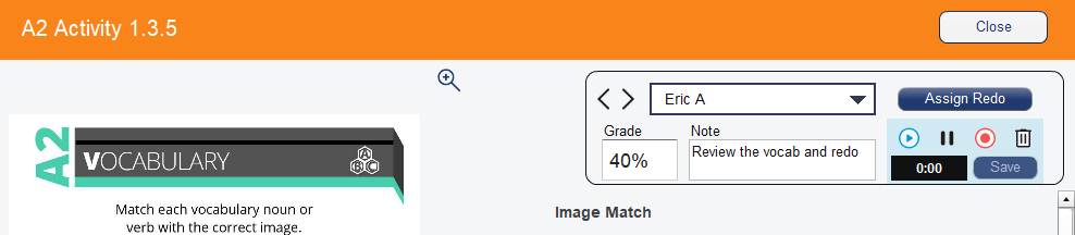 Grading and feedback