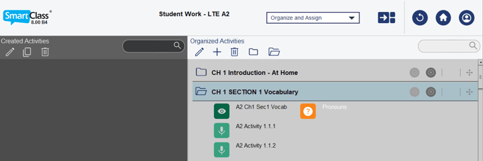 Organize Activities