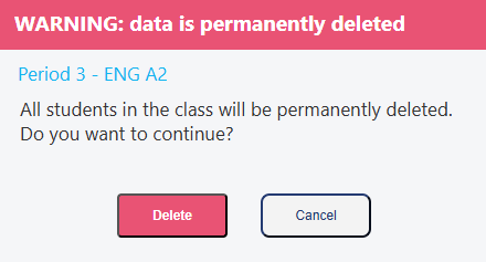 Warning