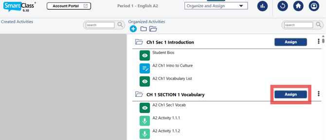 New assign icon