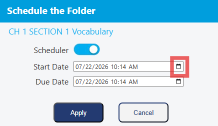 Folder Scheduler