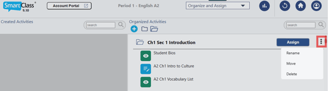 Folder options