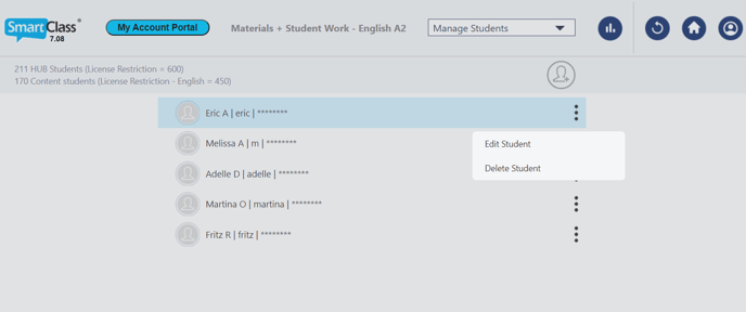 Delete Students