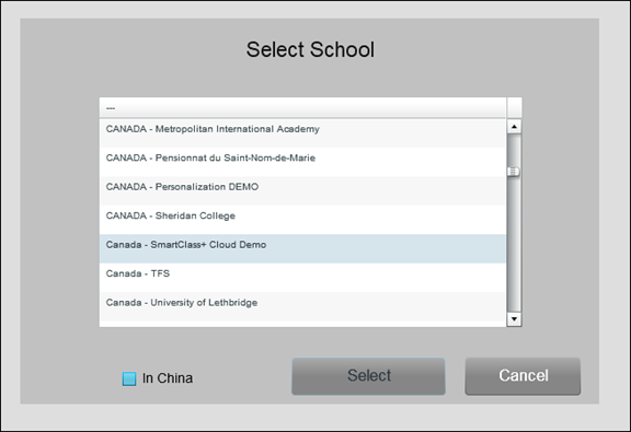 Select School