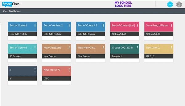 Menu Sélection des classes